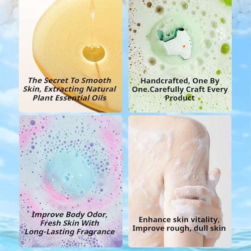 2026 New Natural Bath Bombs for Kids with Mega Bubbles & Surprise Inside, Natural Colorful Bubble Fizzies with Toys Inside, Easter Basket Stuffers Gift Set,Skin-Friendly Bathing Kit (Sea Animal 12pc) — view 2