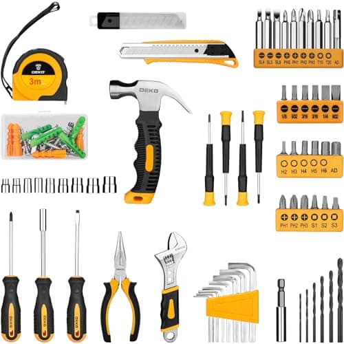 DEKOPRO Tool Set：Tool Kit with 8V Cordless Drill,Tool Box with Drill,Hand Drill Set for Men & Women,Home Tool Kits for House Repair,Handyman,DIY 126 Piece — view 2
