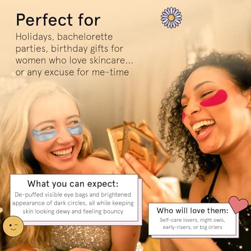 grace & stella Award Winning Under Eye Patches (12 pairs) Eye Masks for Puffy Eyes & Dark Circles - Birthday Gifts for Women, Bachelorette Party Favors, Bridesmaid, Self Care, Relaxation Gifts for Her — view 2