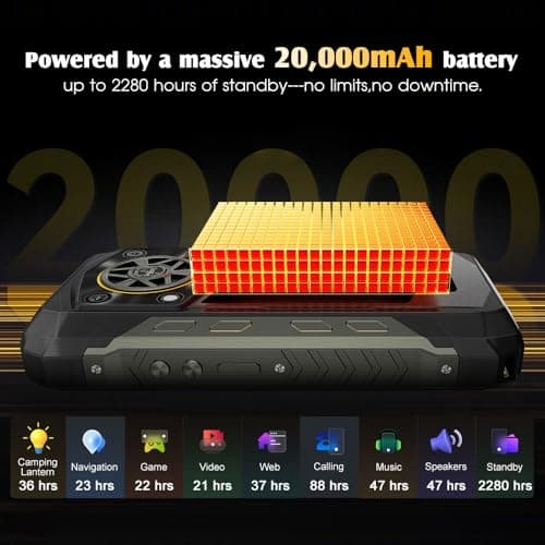 Blackview Rock 5 Smartphone 20000mAh Battery 6.78" 120Hz 108MP Camera — view 4