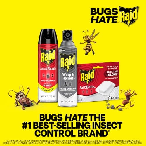Raid Ant Killer Baits, for Household Use, Kills the Colony, Kills Ants for 3 Months, Child Resistant, 4 Count — view 8