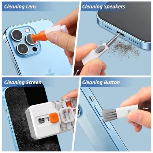 Keyboard Cleaning Kit Laptop Cleaner, 10-in-1 Computer Screen Cleaning Brush Tool, Multi-Function PC Electronic Cleaner Kit Spray for iPad iPhone Pro, Earbuds, Camera Monitor, All-in-one with Patent — view 2