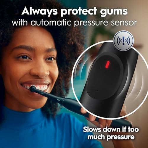 Oral-B iO2 Electric Toothbrush, for an Easy Switch to Electric, Night Black, Rechargeable Electric Toothbrushes, iO Series 2 Limited with 1 Power Toothbrush, 1 Brush Head, and 1 Travel Case — view 3