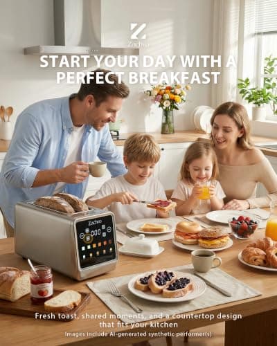 Long Slot Toaster for Sourdough & Artisan Bread with Smart Touchscreen — view 4