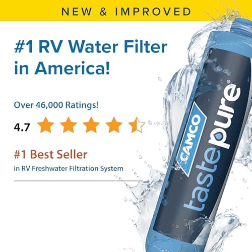 Camco Tastepure RV Water Filter - GAC & KDF Filtration - Made in the USA — view 2
