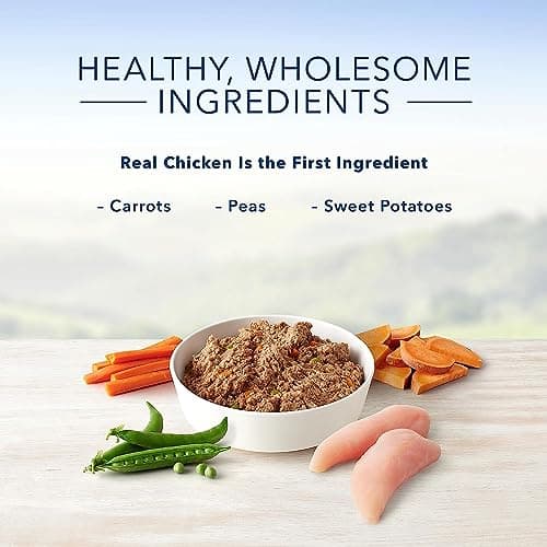 Blue Buffalo Homestyle Recipe Natural Wet Dog Food, Large Breed Chicken 12.5oz (Pack of 12)