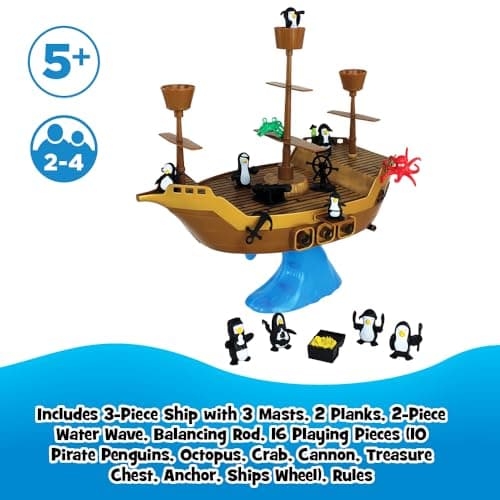 Don’t Rock the Boat Board Game-Kids Games, Family Games for Kids and Adults, Board Games for Family Night, Multi-Player Board Games, Builds Hand & Eye Coordination, Balancing Toy, Ages 5+ — view 7