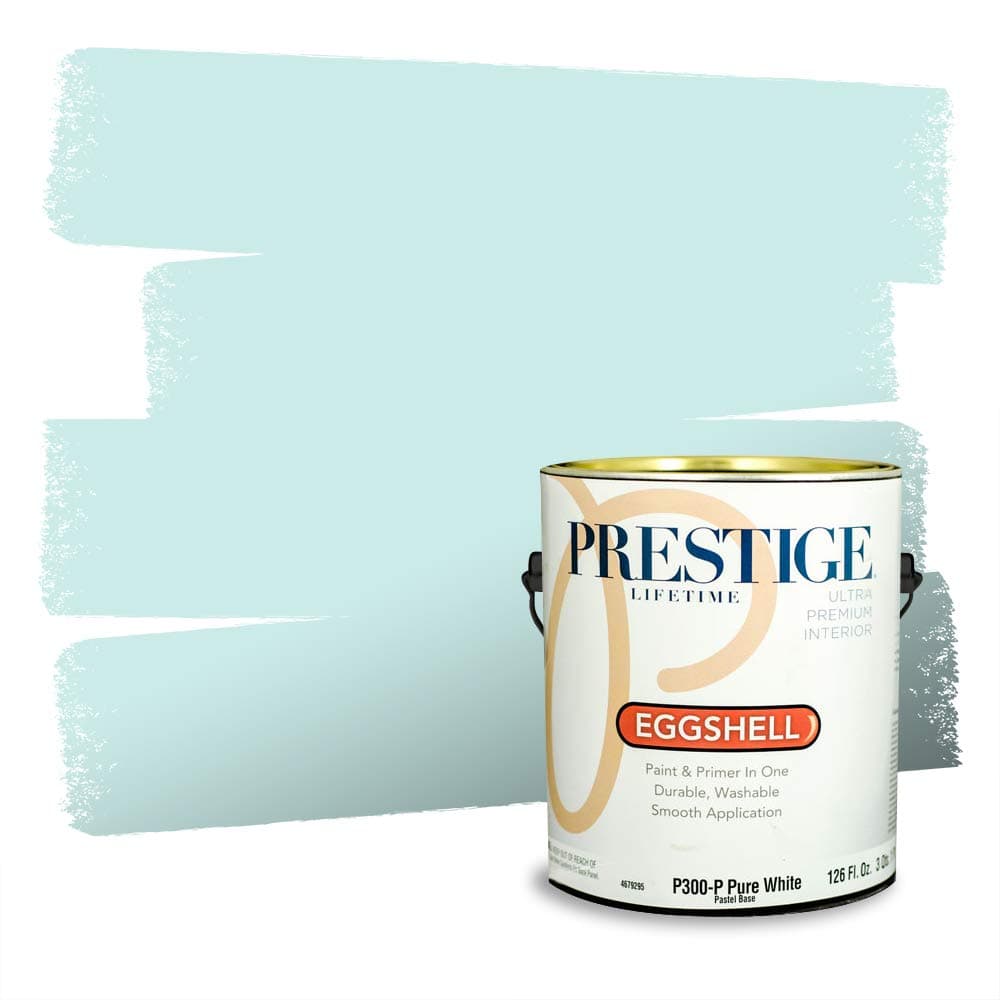 PRESTIGE Paints Interior Paint and Primer In One, 1-Gallon, Semi-Gloss, Comparable Match of Valspar* Dewdrop* — view 1447