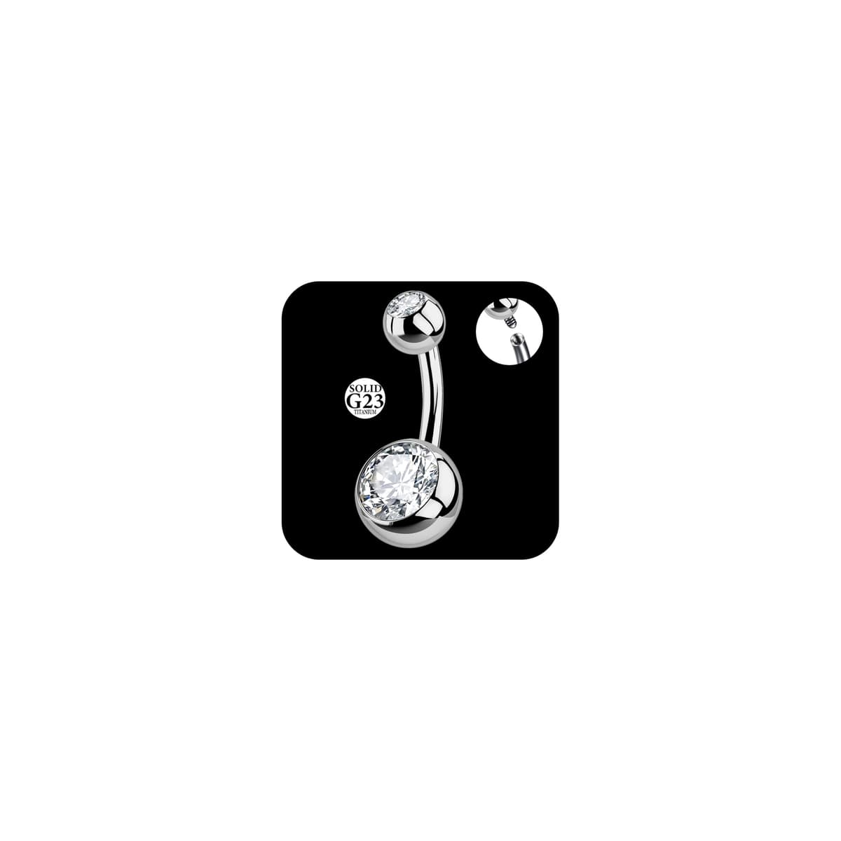 AceFun Piercing ombligo Titanio oro plata 6mm 8mm 10mm 12mm 14mm Piercings de banana acero quirurgico mujeres 1 pieza 14G Piercing ombligo G23 Barbell Bijoux Anillos — view 16