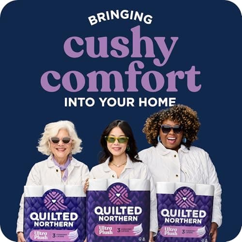Quilted Northern Ultra Plush Toilet Paper, 6 Mega Rolls = 24 Regular Rolls, 3X Thicker*, 3 Ply Soft Toilet Tissue — view 5