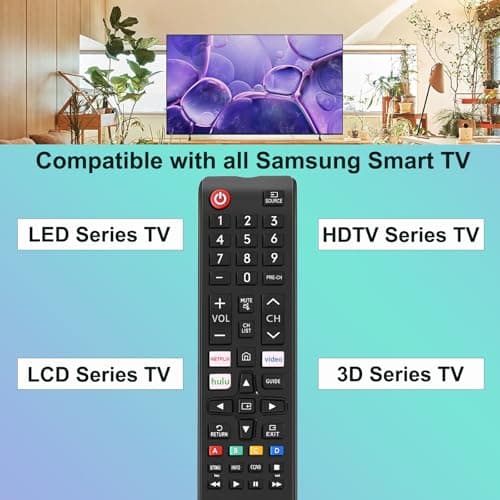 EONCHARM Universal Remote Control for All Samsung TV Compatible with All Samsung LCD LED HDTV 3D Smart TVs Models — view 5