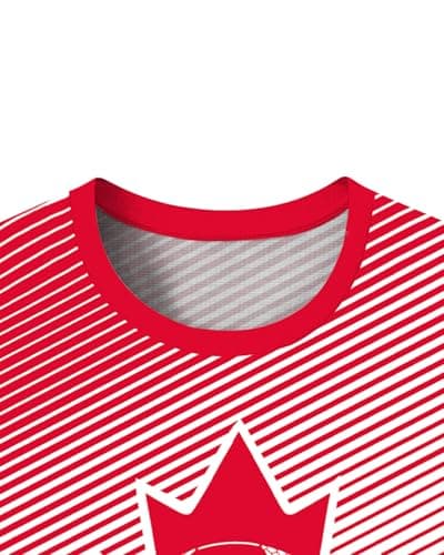 MEESHEEP Canada Shirt Men Canadian 2026 World Soccer Fans T-Shirts Football Jersey Short Sleeve Tops — view 5