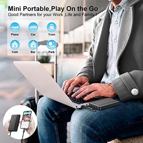 ySky MFi Certified 500G Portable External Hard Drive for iPhone iPad MacBook Windows Computer USB C Android Phones to Backup,Photo Stick for iPhone17/16/15/14/13((one Click Backup) — view 4
