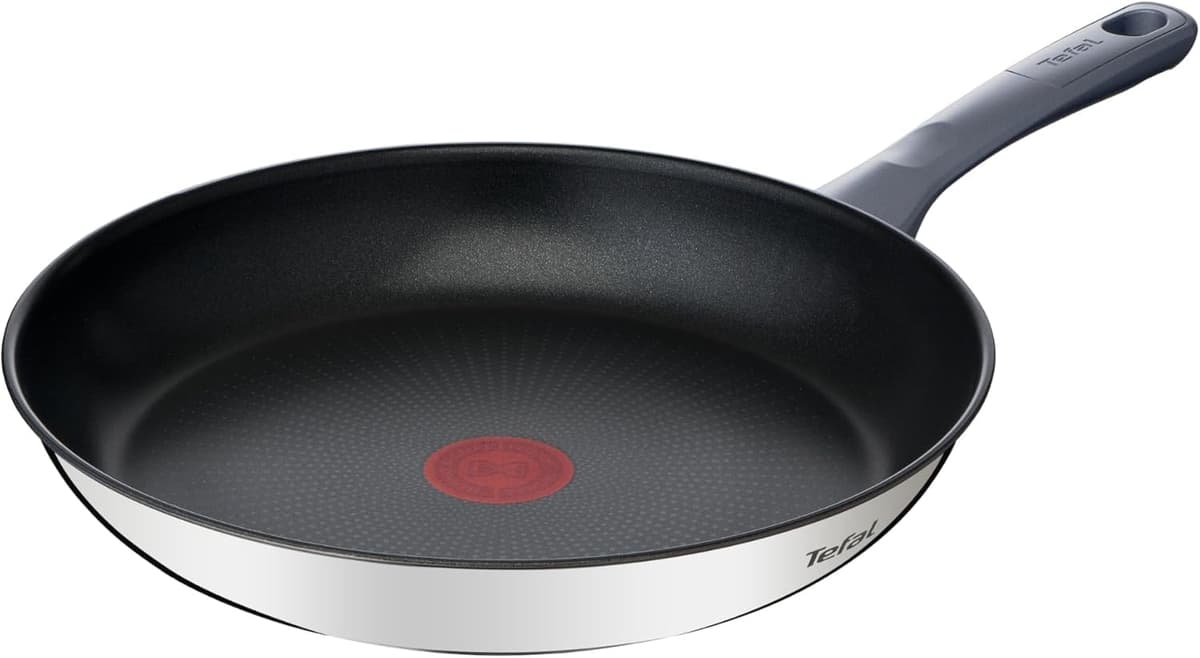 Tefal Daily Cook - Juego de Sartenes de 20/24/26 cm, Apto inducción, antiadherente, revestimiento titanio, Thermo-signal, apto lavavajillas y horno, acero inoxidable — view 13
