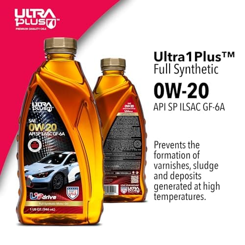 ULTRA 1PLUS SAE 0W-20 Full Synthetic Oil API SP ILSAC GF-6A - 0W20 Motor Oil, 5 Gallon — view 4