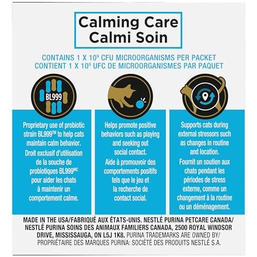 Purina Pro Plan Veterinary Supplements Calming Care Powdered Cat Calming Probiotic - 30 x 1 g Sachet (1 Pack) — view 2