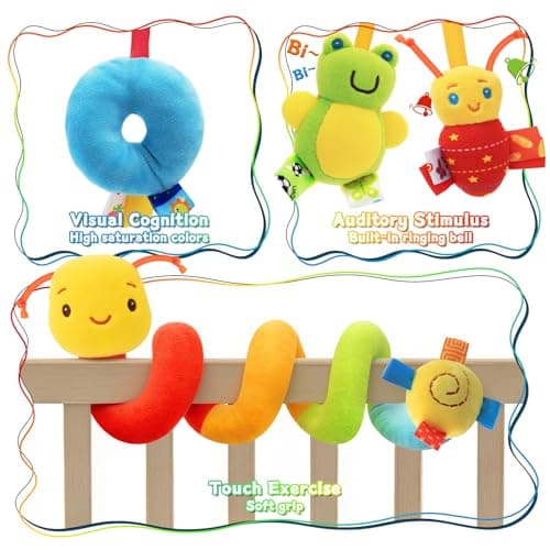 HSCLPM No-String Spiral Baby Car Seat & Stroller Toy — view 2