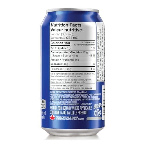 Pepsi cola Cans, 355 millilitre (Pack of 12) - Packaging May Vary