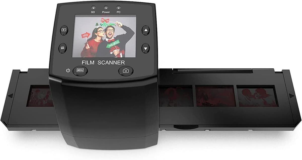 DIGITNOW!High Resolution 135 Film/Slide Scanner, Slide Viewer and Convert 35mm Negative Film &Slide to Digital JPEG Save into SD Card , with Slide Mounts Feeder No Computer/Software Required. — view 7