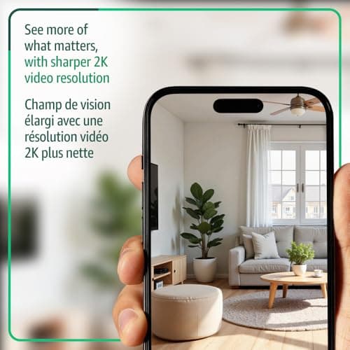 Blink Mini 2K+ (newest model) – Plug-in Home & Pet Security Camera with 2K video resolution, colour night vision, enhanced audio, motion detection – 2 cameras (Black)