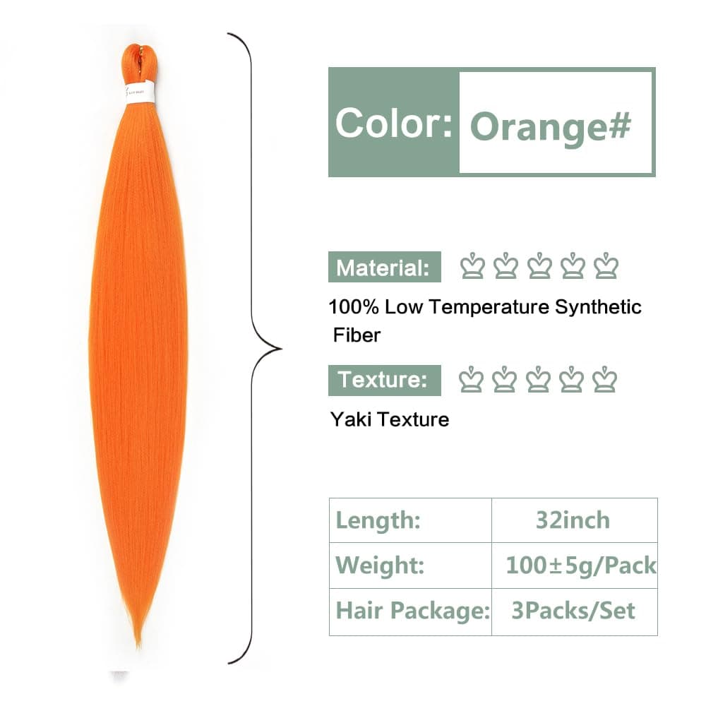 YDDM Capelli Per Treccine Africane Morado Extension Treccine Texture Yaki Easy Install per Principianti 32 Pollici 3 Pezzi Capelli Leggeri e Naturali per Box Braids, Twist e Crochet — view 117