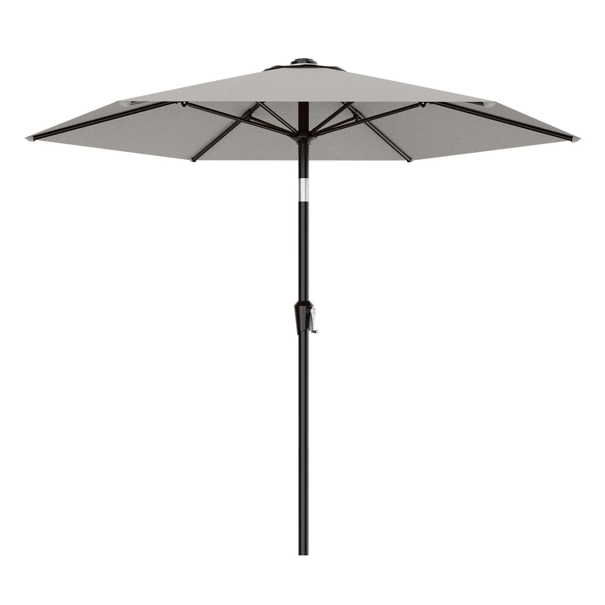 AreShark 10 FT Patio Umbrella for Outdoor, Outdoor Table Umbrella with Push Button Tilt and Crank, Outdoor Patio Umbrellas with 6 Sturdy Ribs, Patio Umbrellas for Market, Garden, Pool (Red) — view 22
