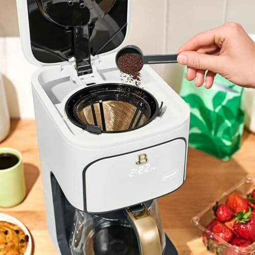 12 Cup Programmable Coffee Maker, 24 Hour Auto Brew, Touch Display, Bold Strength Control, Glass Carafe, Reusable Filter, Auto Shut Off — view 7