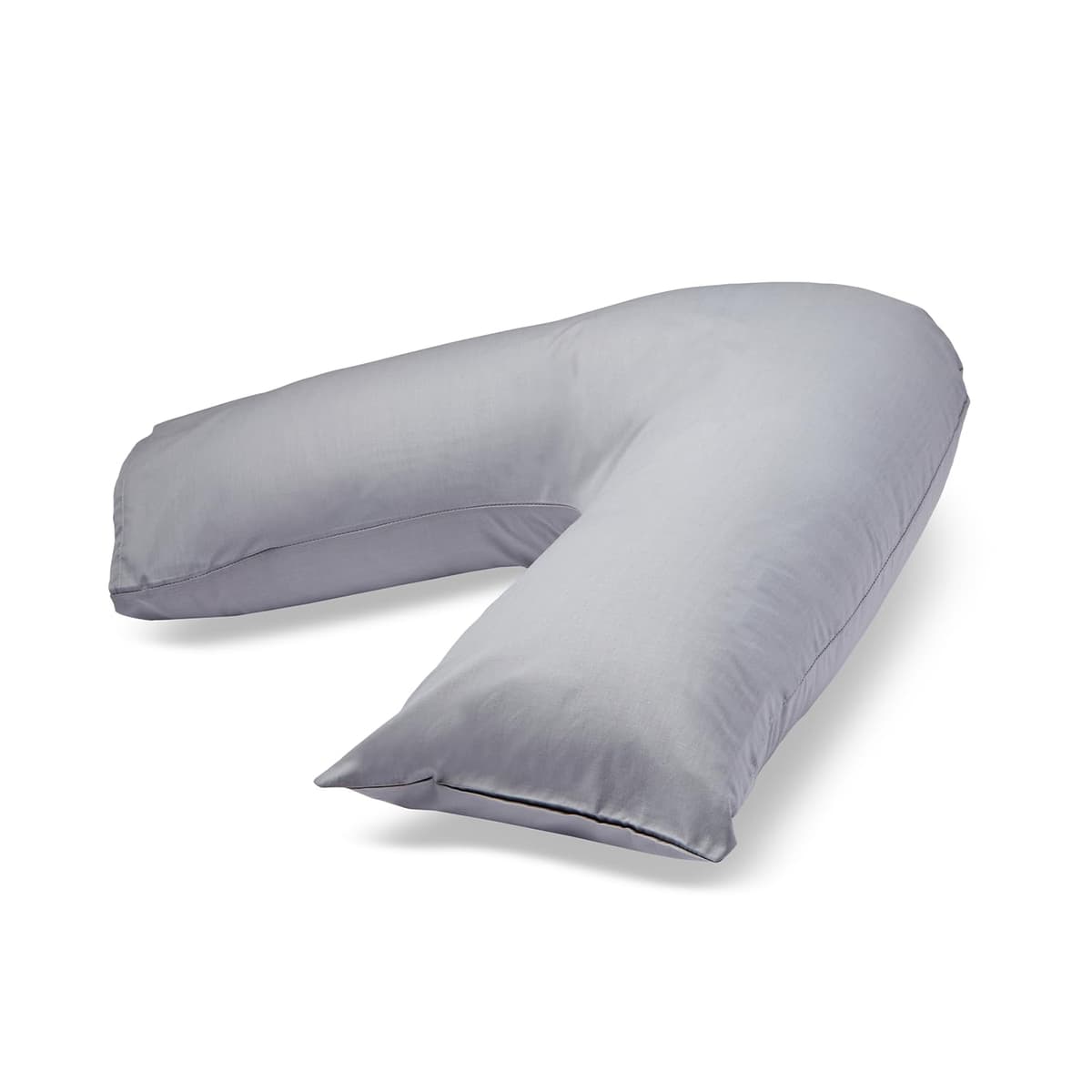 CnA Stores Orthopaedic V-Shaped Pillow Extra Cushioning Support For Head, Neck & Back (Grey, V-pillow With Cover) — view 2