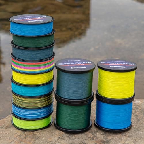 KastKing Superpower Braided Fishing Line,Low-Vis Gray,20 LB,327 Yds — view 5