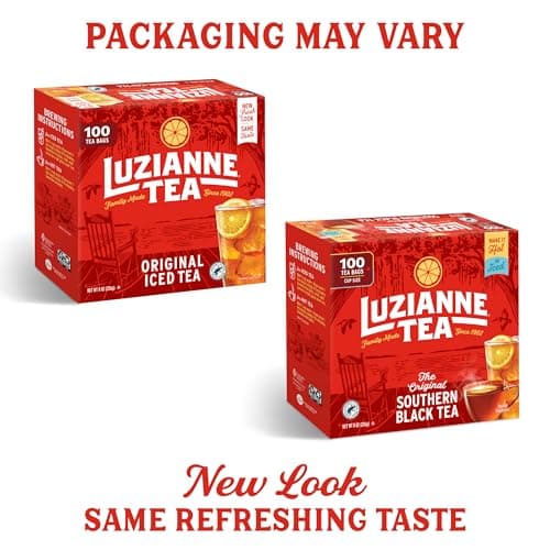 Luzianne Unsweetened Iced Tea Bags, Family Size, 100ct Box (Pack of 1) — view 2