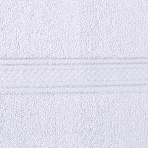 Utopia Towels 6 Pack Premium Hand Towels, 16 by 28 inches, 100% Ring Spun Cotton, Soft and Absorbent 600 GSM Towels for Bathroom, Gym, and Hotel, White — view 7