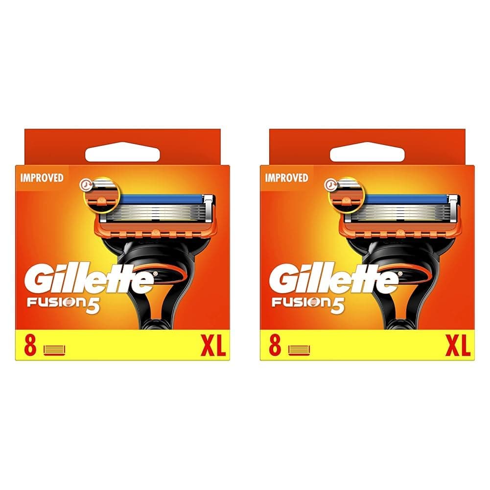 Gillette Fusion5 Razor for Men with Precision Trimmer, 1 Handle Plus 10 Blade Refills, 5-Blade System for Close, Long-Lasting Shave, Lubrastrip for Smooth Glide — view 8