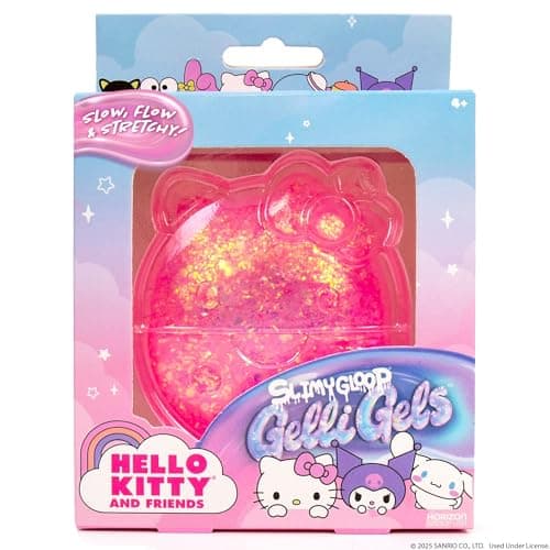Hello Kitty® and Friends SLIMYGLOOP Gelli Gels – Hello Kitty, Slow Rising Sensory Squeeze Toy with Glitter, Gel Filled Fidget Toys — view 6
