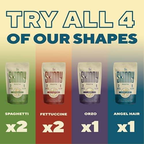It’s Skinny Pasta Variety Pack - Pre-cooked Low Carb Pasta, Konjac Shirataki Noodles, Gluten Free Pasta, Vegan and Keto-Friendly (6-pack) — view 3