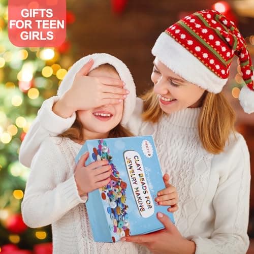 Redtwo 23000Pcs Clay Beads Friendship Bracelet Making Kit, 7 Boxes 144 Colors Flat Polymer Heishi Beads Set for Friendship Jewelry Making Kit with Pendant Charms, Crafts Gifts for Girls Ages 6-12 Kids — view 7