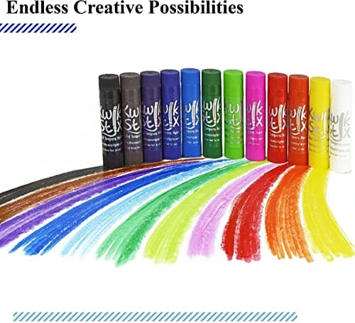 Kwik Stix Solid Tempera Paint Sticks, 24 Colors, Washable Paint Sticks for Kids, Non-Toxic, Quick Drying, Allergen Free, Comes in Classic, Metallic, & Neon Colors, Ideal for Kids and Toddlers — view 8