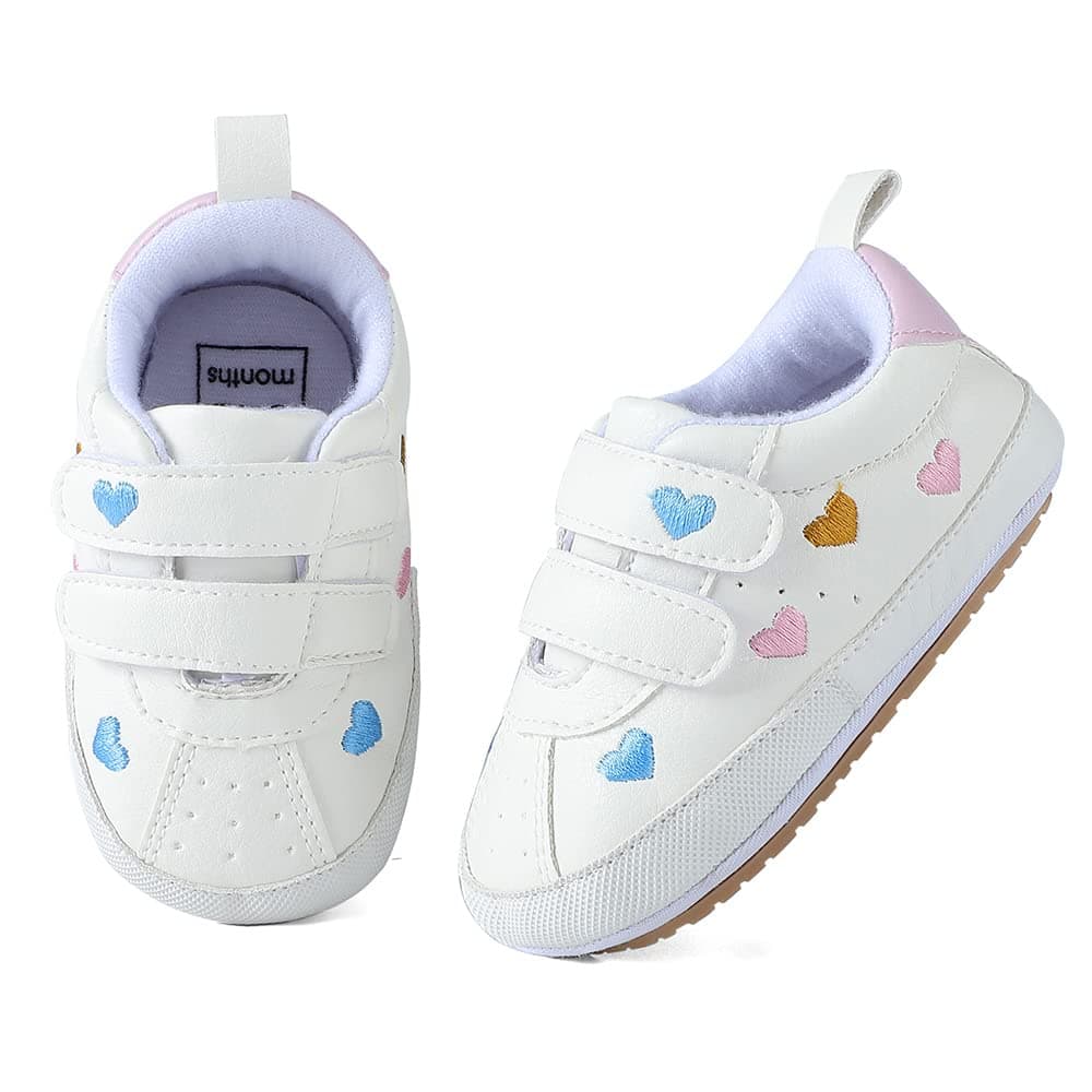 MK MATT KEELY Baby Boys Girls Soft Sole Sneakers Infant PU Leather Shoes Prewalkers — view 3