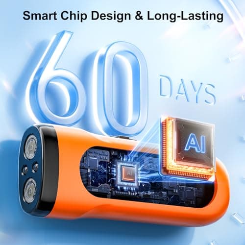 SEDULAN Dog Bark Deterrent Devices Anti Barking Device for Dogs Ultrasonic Bark Stopper Portable Dog Training Tool Indoor Outdoor Up to 50ft Correct Bad Behavior of Own or Neighbor's Dog (Orange) — view 3
