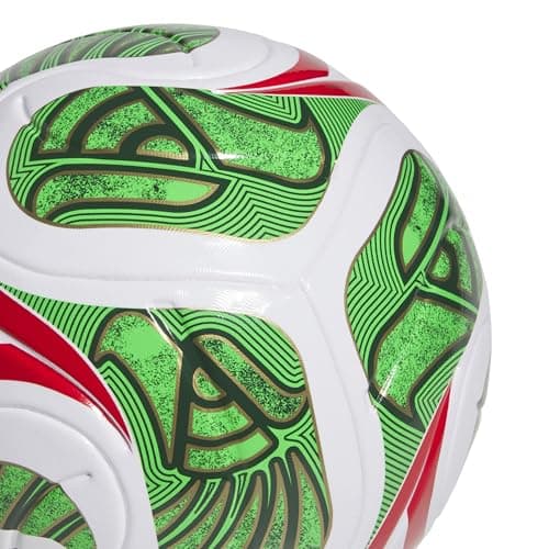 adidas Unisex-Adult World Cup League Mexico, White/Vivid Red/Amazon Green/Flash Lime, 5 — view 2
