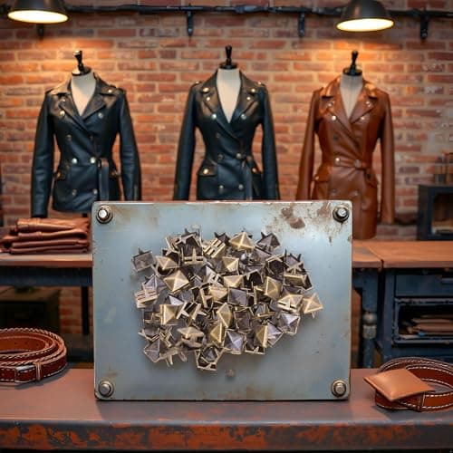 Square Rivets,100 Pcs 9 Mm Brass Copper Square Pyramid Studs 4 Prong Metal Nailhead Studs Spikes for Clothing Bag Leather Shoes Punk Rock Jewelry Craft (Bronze)