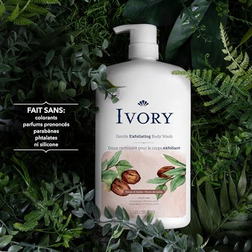 Ivory Gentle Exfoliating Body Wash, Notes of Jojoba Scent, 1.03 L — view 8