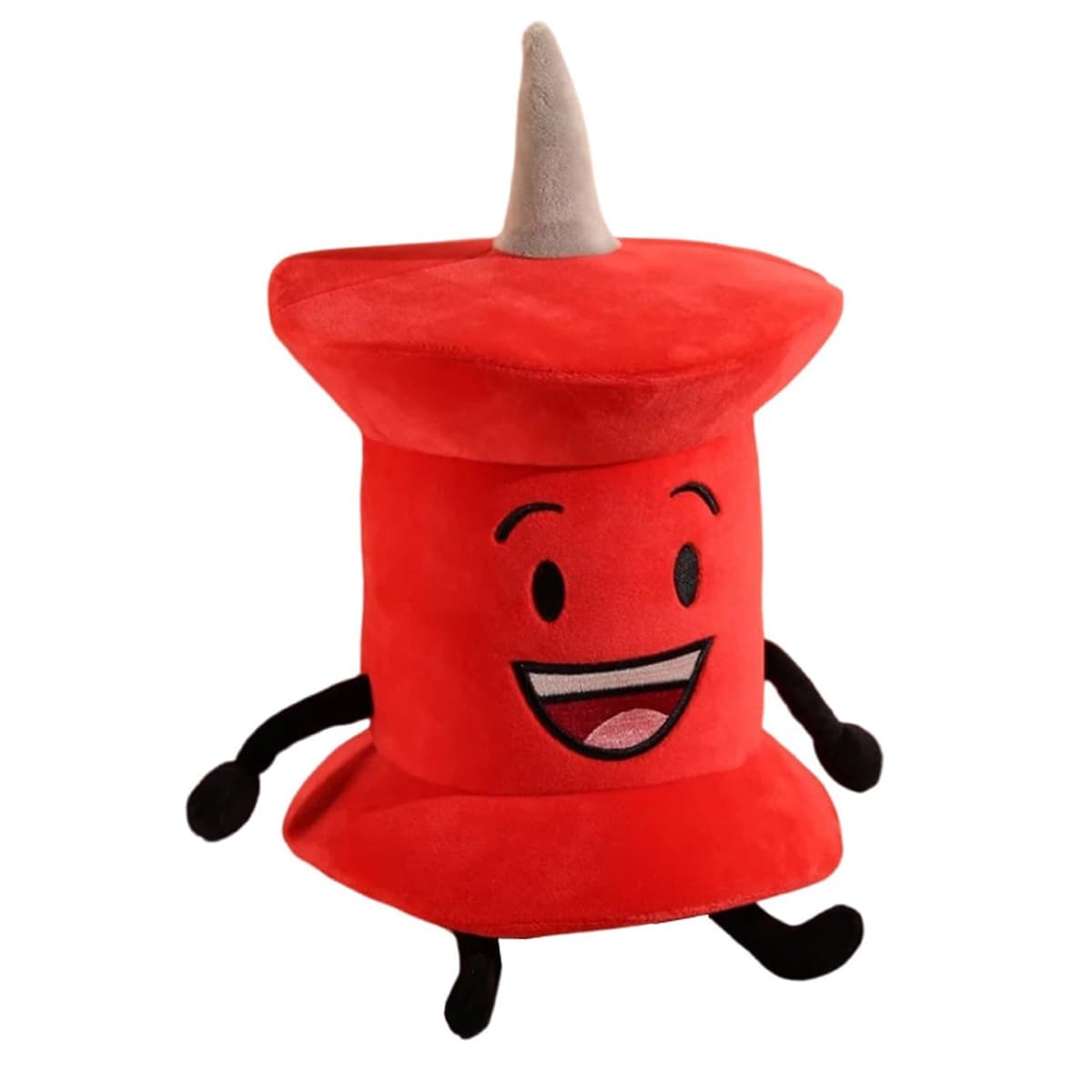 BFDI Battle for Dream Island Plush Toy, Cute Cartoon Plushie Soft Stuffed Animal Doll, Kawaii Plush Cushion Pillow, Collectible Character Toy Gift for Fans (Pin)