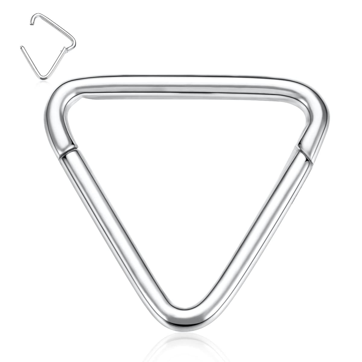 hengkaixuan Teardrop Daith Earrings Septum Jewellery Nose Hoop Ring Surgical Steel Daith Rook Tragus Piercing Jewellery Septum Clicker Ring Small Hoop Earring — view 19
