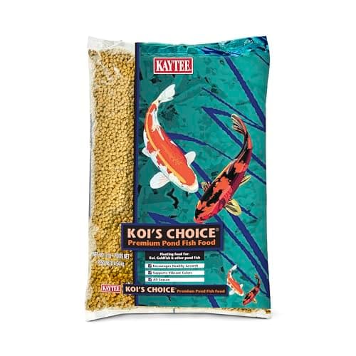 Kaytee Koi’s Choice Koi Floating Fish Food for Ponds, Goldfish and Freshwater Pond Fish Pellets, 10 pounds