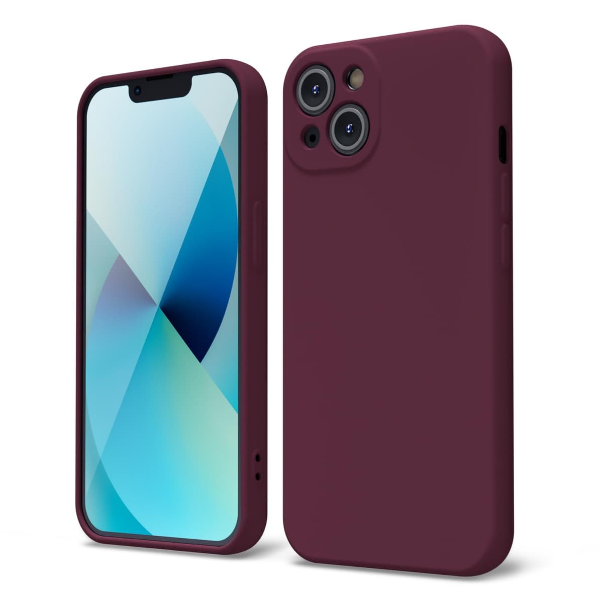 oakxco for iPhone 17 Pro Max Phone Case Liquid Silicone, Cute Thin Slim Grip Soft Rubber Gel for Women Men, Smooth Matte TPU Plain Solid Color Girly Simple Case with Camera Cover, Light Pink — view 1492