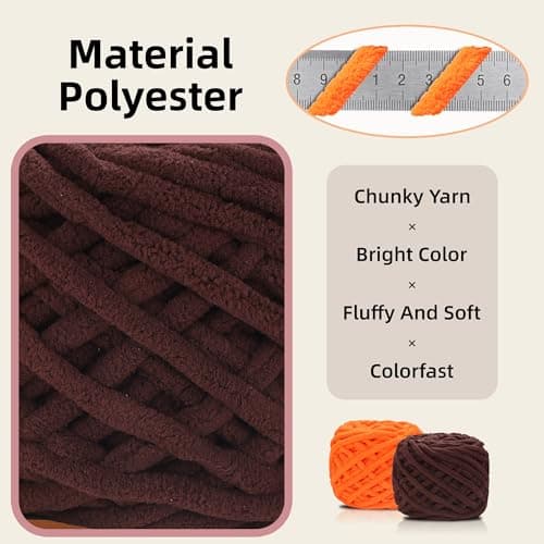 Plush Chenille Chunky Yarn for Crocheting 100g(54.6yd) - Bulky Thick Fluffy Yarn for Knitting- Soft Velvet for Baby, Blanket Knitting Blanket Yarns- Amigurumi Yarns (Green)