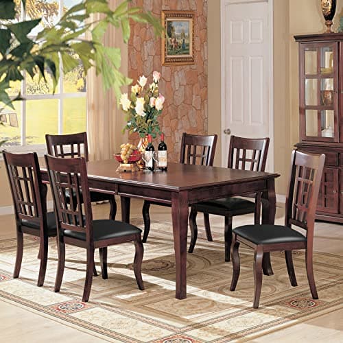 YISUN Dining Chair Seat Covers Set of 6, Pu Leather Waterproof Dining Room Chair Covers, Stretch Chair Cover for Dining Room Chair Protector Slipcover for Kitchen, Hotel — view 2
