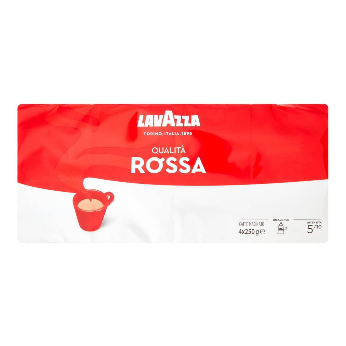 Lavazza, Qualità Rossa, Coffee Beans, Arabica and Robusta, Intensity 5/10, Medium Roasting, 1 Kg — view 43