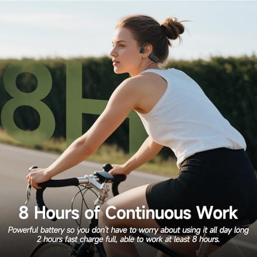 IFECCO Swimming Headphones Bluetooth 5.4 - Bone Conduction Underwater Headphones, IP68 Waterproof Open Ear Headpohnes with Mic, 32GB MP3 Player Memory for Swimming, Running, Cycling — view 5