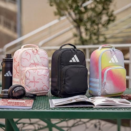 adidas Kids Santiago Lunch Bag for Girls & Boys – Insulated Cooler Lunchbox, 8L — view 5
